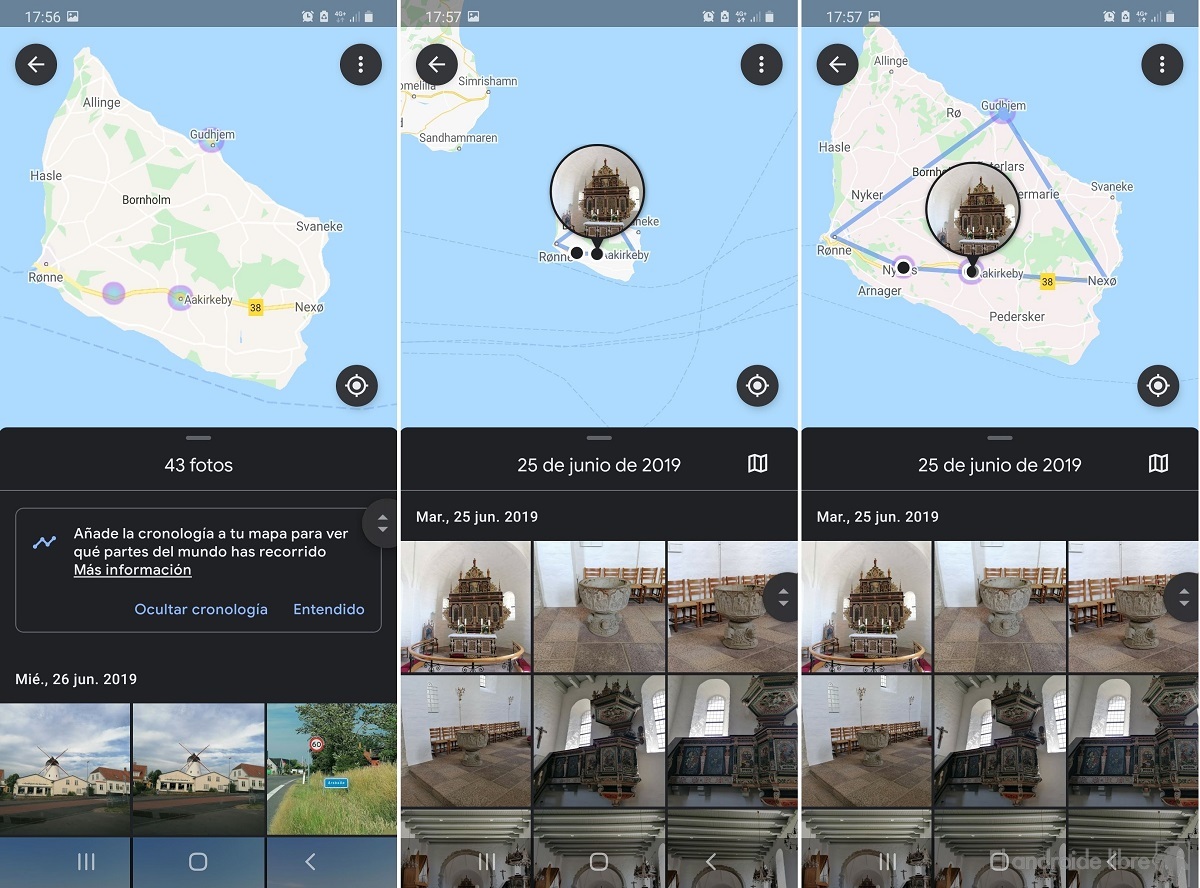 Google Photos s'intègre à Maps: regardez les photos de vos voyages 3 Intégration de Google Photos avec Maps