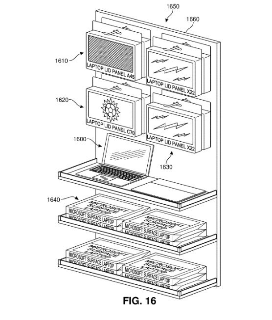 Modules de surface en magasin