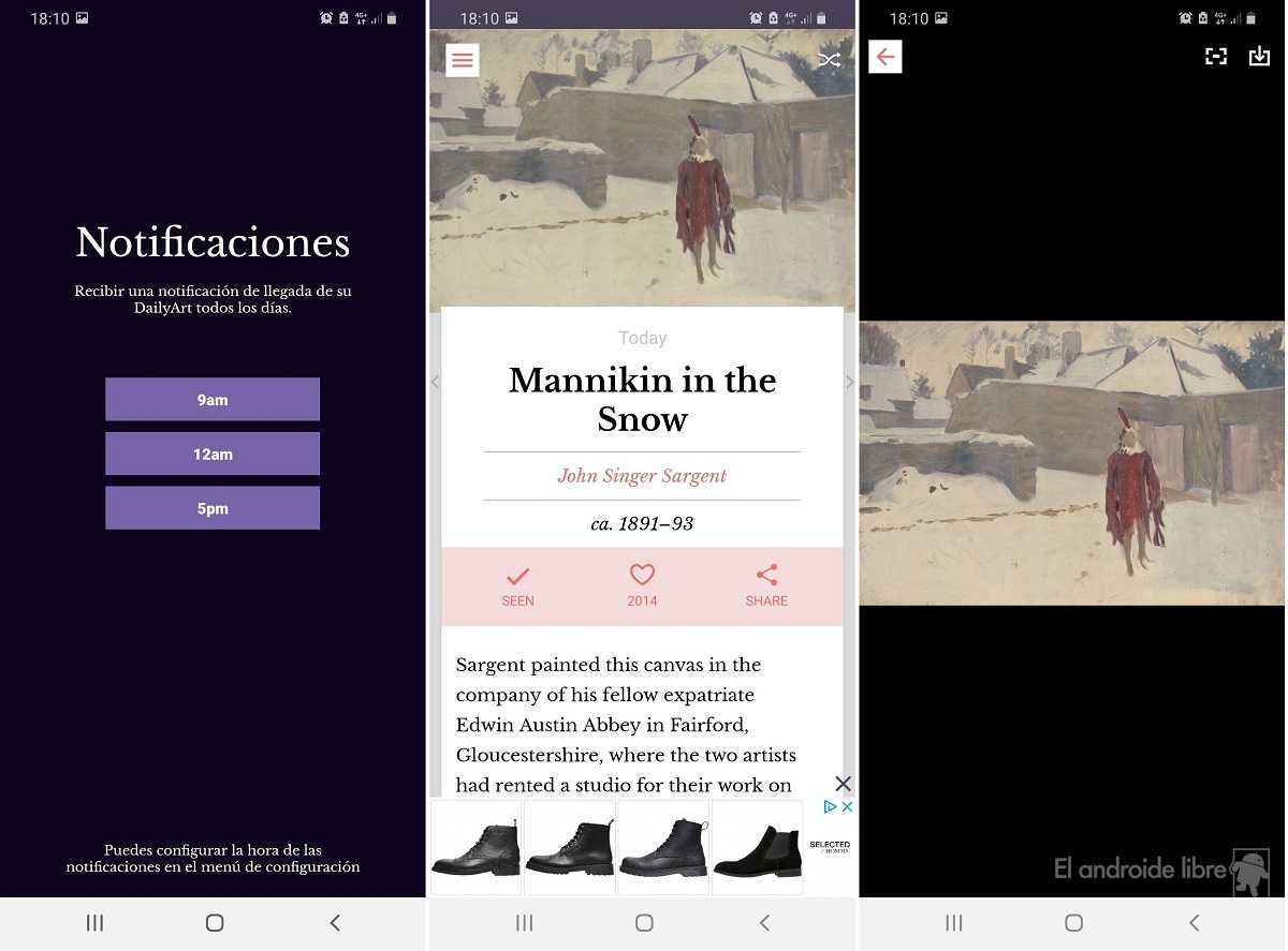 Découvrez une œuvre d'art tous les jours sur Android: c'est DailyArt 2 DailyArt