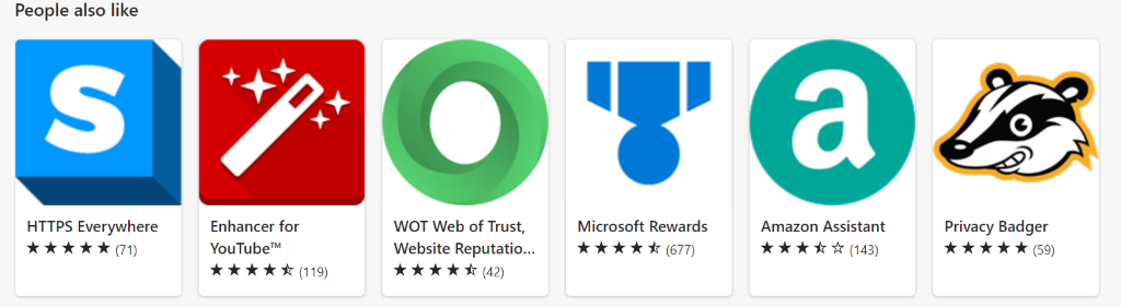 Le store d'extensions Microsoft Edge ne cesse de s'améliorer 3 Les gens aimeront également la section du magasin d'extensions Microsoft Edge