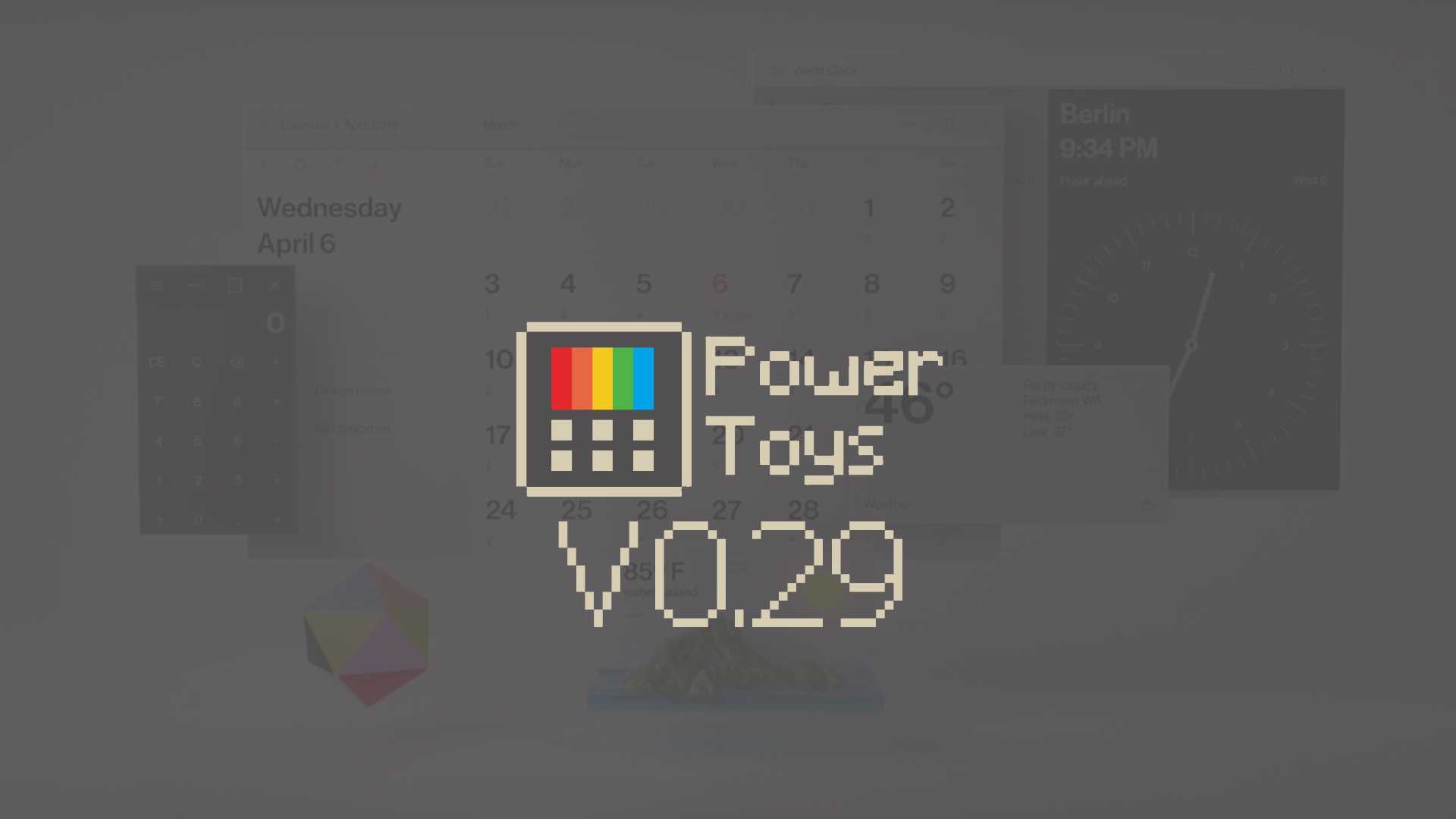 PowerToys est mis à jour vers la version 0.29 et préparé pour ARM 1 PowerToys est mis à jour vers la version 0.29 et préparé pour ARM
