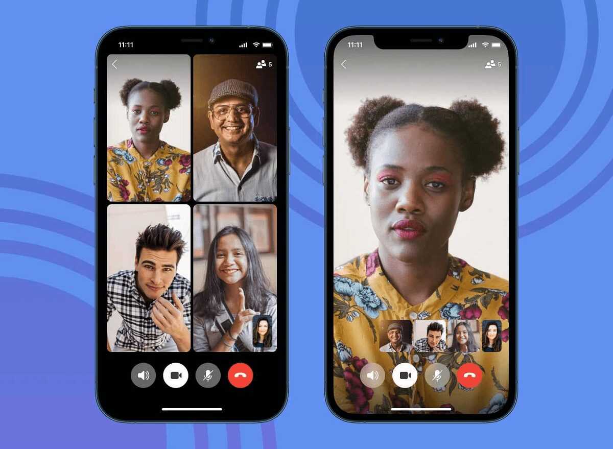 Signal, l'application de messagerie la plus sécurisée, lance des appels vidéo de groupe et cryptés 2 Appels vidéo du groupe Signal