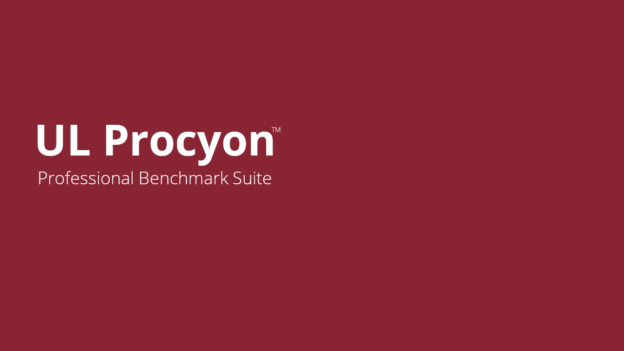 UL Benchmarks Procyon, un logiciel de test pour les éditeurs photo et vidéo 1 es