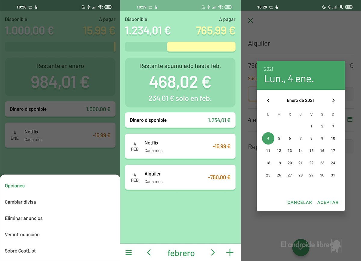 Une application simple pour suivre les dépenses: CostList Une application simple pour suivre les dépenses: CostList