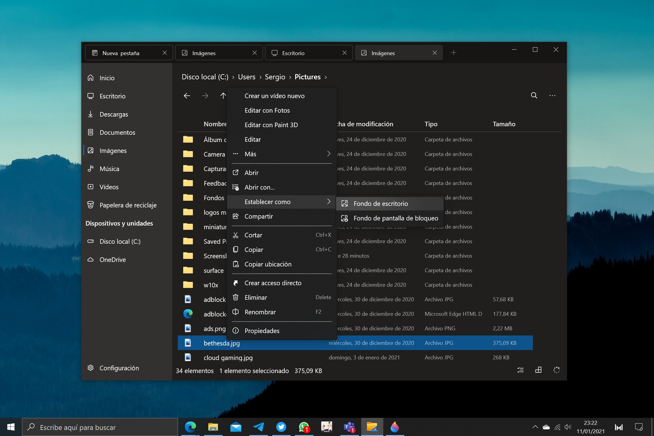 Files, l'explorateur de fichiers UWP, accède au Microsoft Store 2 Menus contextuels des fichiers