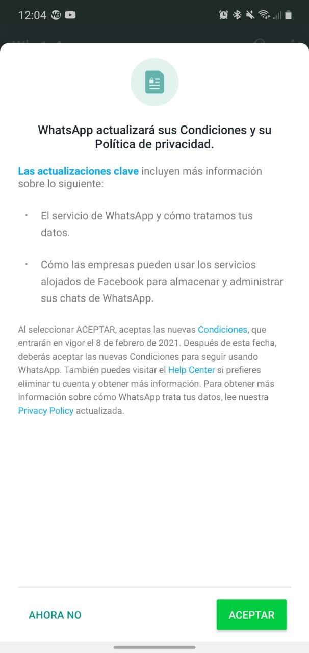 Le gouvernement indien demande à WhatsApp de retirer ses nouvelles conditions d'utilisation 3 Nouvelles conditions de confidentialité de WhatsApp