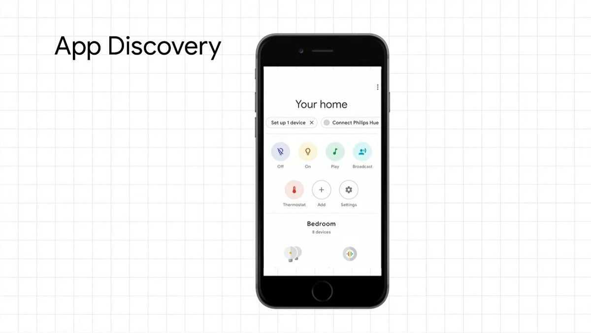 Découverte d'applications Google Home