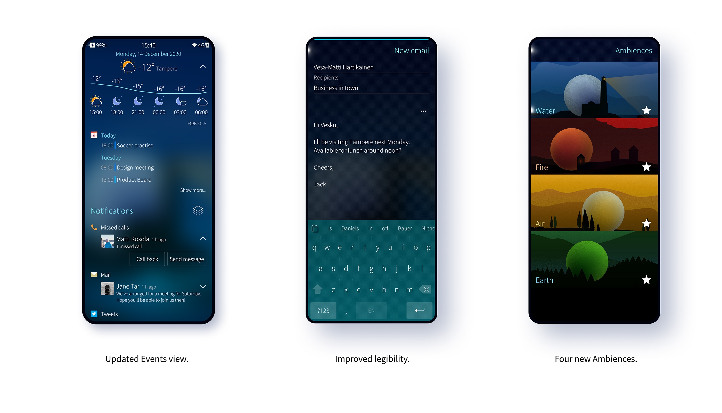 Nouveau design de Sailfish 4.0