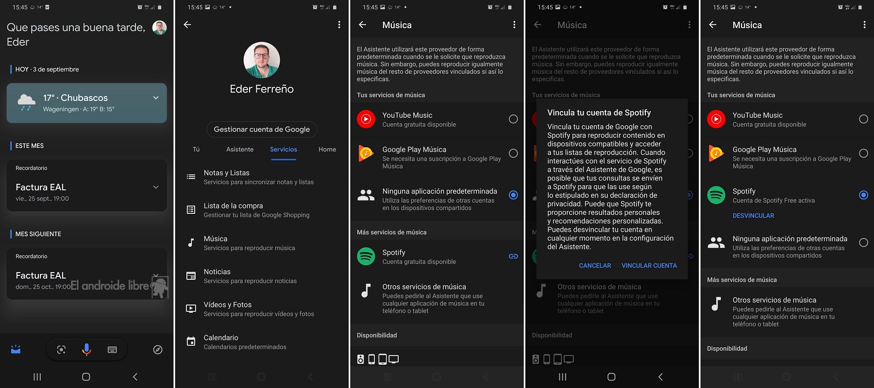 Spotify supprime l'option d'envoyer de l'audio à Google Home dans les comptes gratuits 2 Musique de l'application Assistant Google par défaut