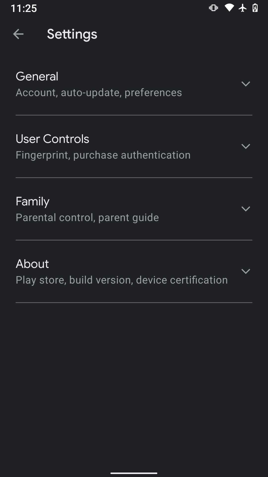 Google teste une nouvelle interface de paramètres sur le Play Store 2 Nouveaux paramètres du Google Play Store