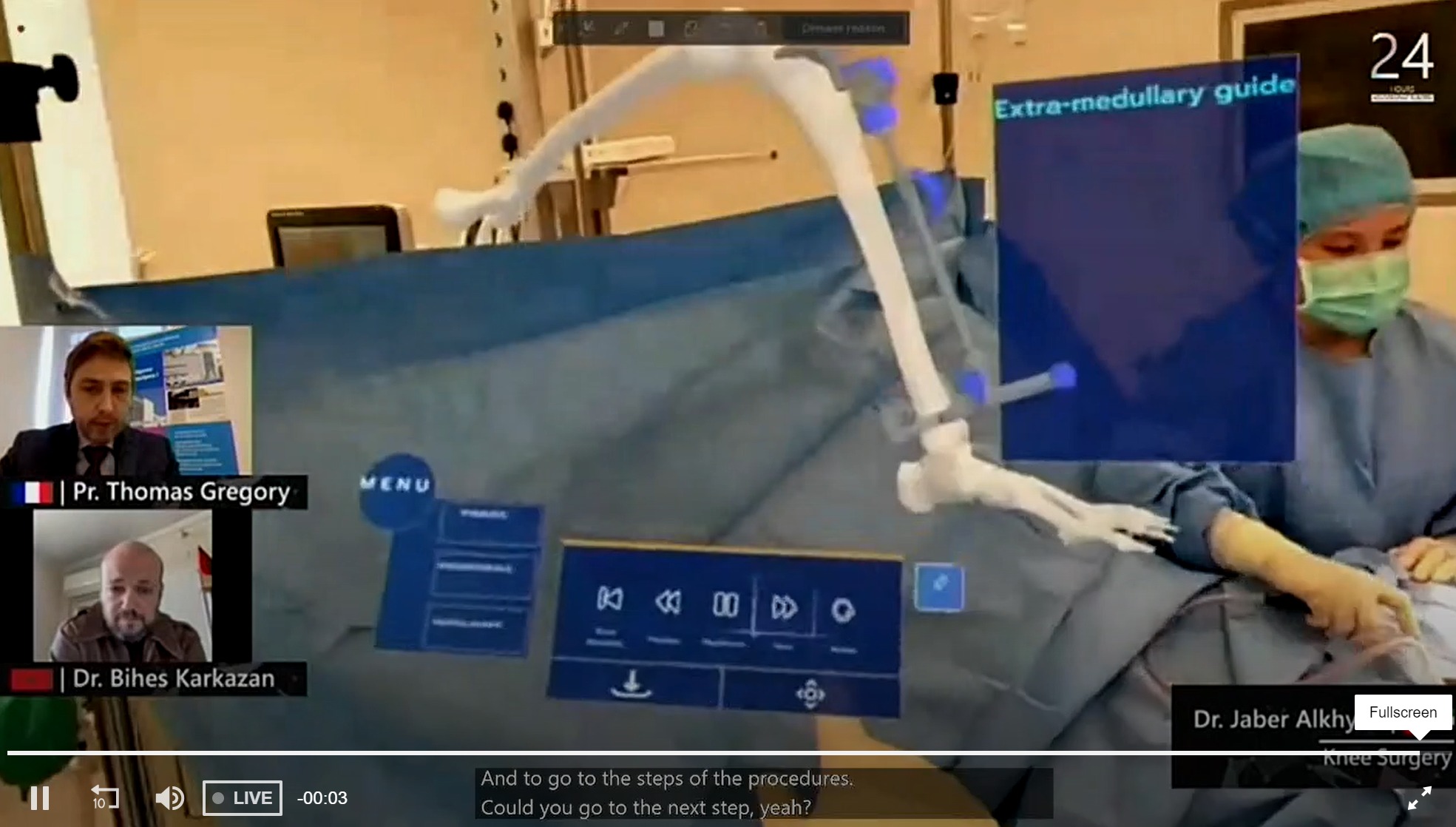 Les Hololens 2 se faufilent dans 13 salles d'opération à travers le monde 2 Une image de l'opération chirurgicale Hololens 2