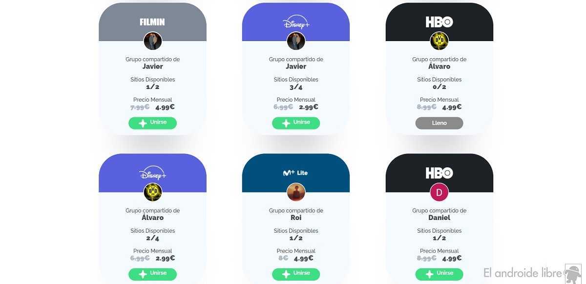 Octopus: partagez vos dépenses de Netflix, Spotify, Disney + et plus 2 Groupes de poulpe