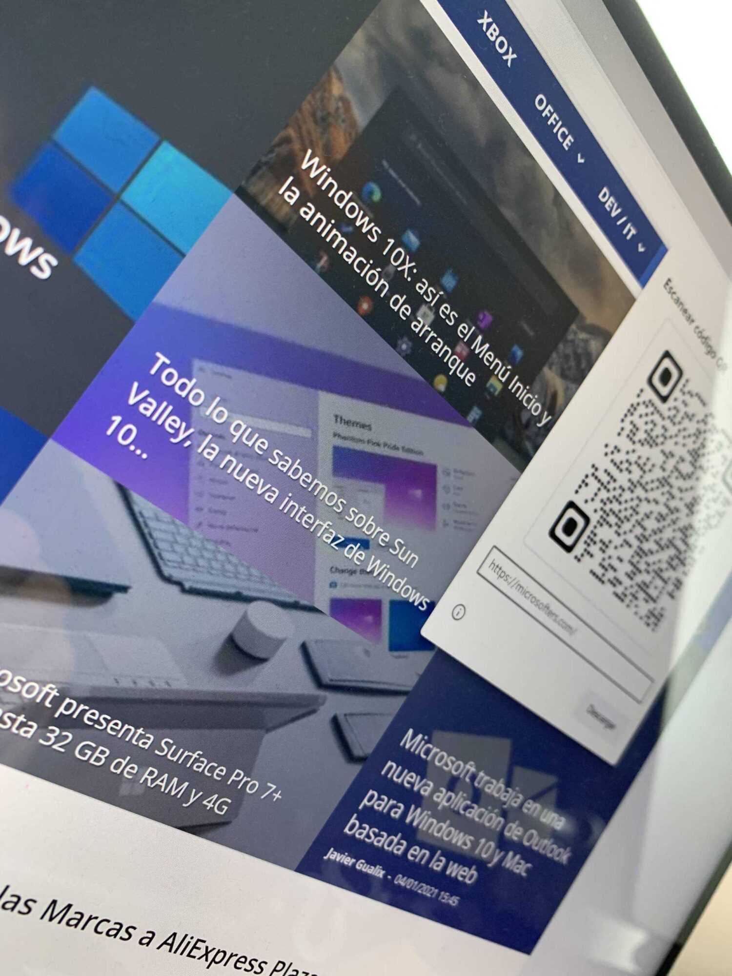 Partager des pages Web Microsoft Edge avec un code QR 1 Partager des pages Web Microsoft Edge avec un code QR