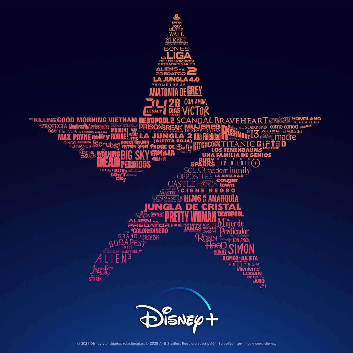 Disney + étoile