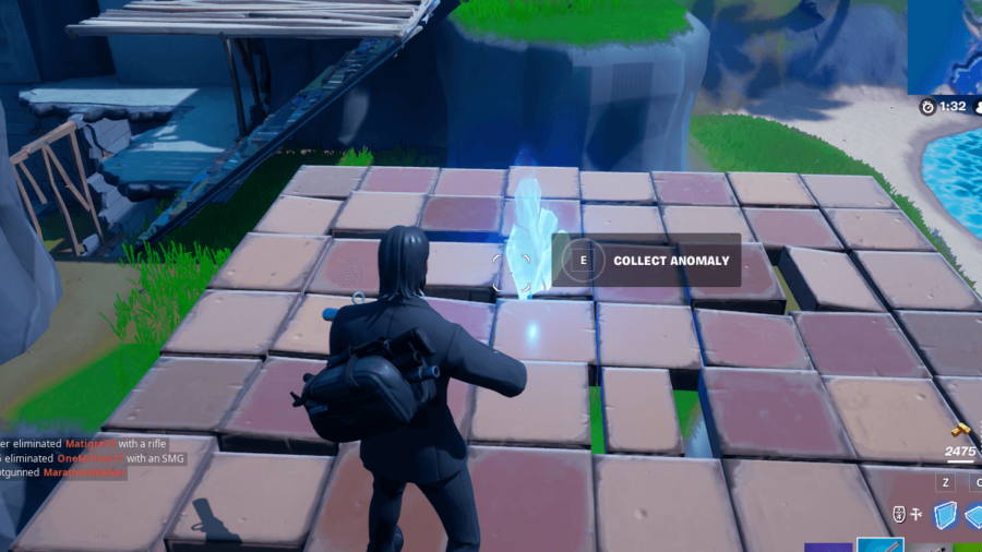 Comment trouver l'anomalie détectée à Shark Island Fortnite Chapter 2 Season 6 Quests Epic 4 L'anomalie à Shark Island.