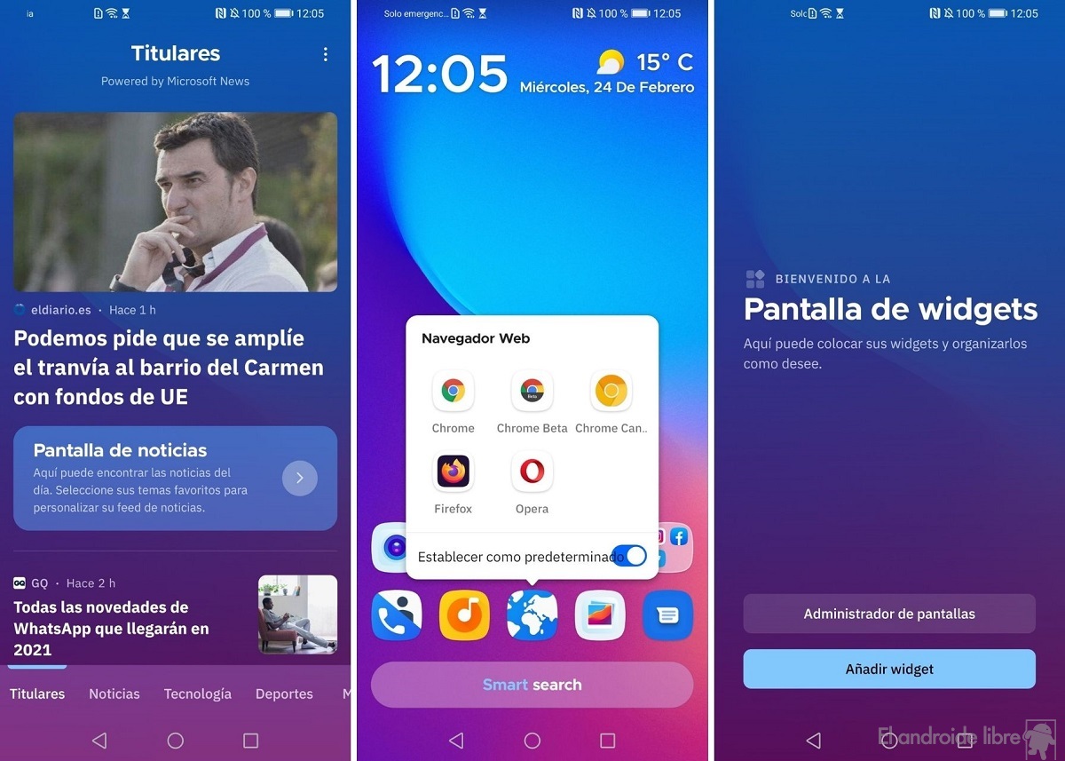 Un lanceur qui vous aide à organiser vos applications: Smart Launcher 5 3 Smart Launcher 5 écrans