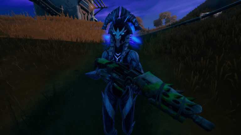 Comment revêtir le déguisement et frapper trois cristaux résonnants dans Fortnite | Guide des défis de Tarana et Raz Spire 20 A Guardian in Fortnite Season 6.