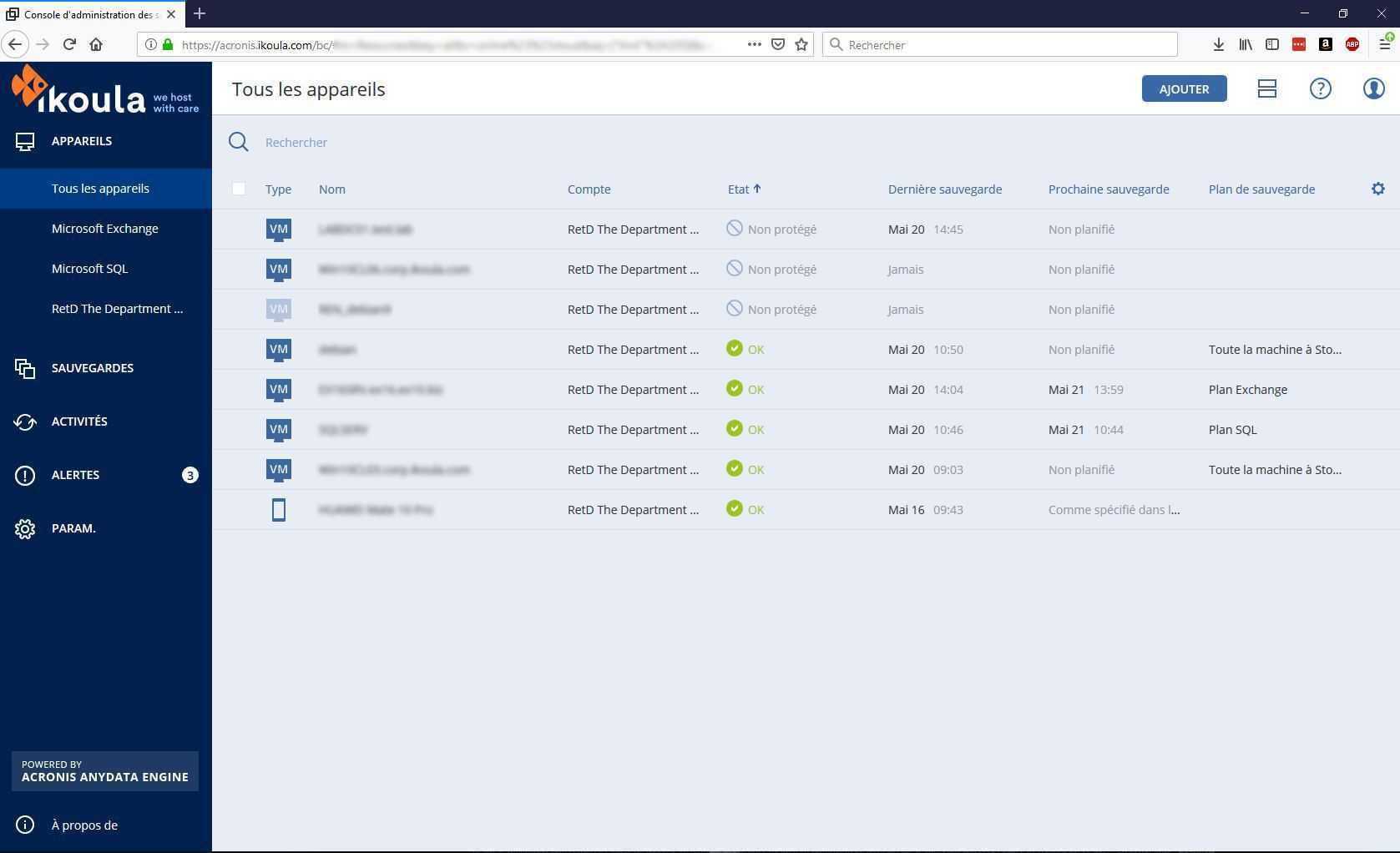 Pourquoi choisir Acronis Cyber Backup pour la protection de vos données ? 3 Acronis Cyber Backup
