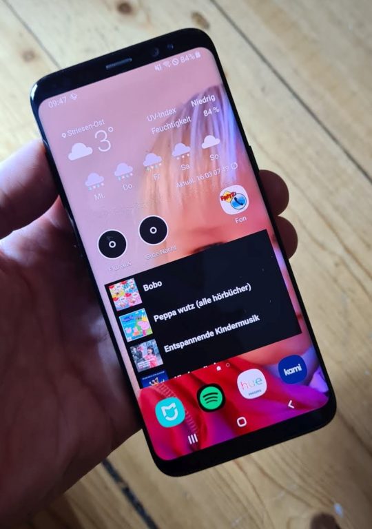 Ancien smartphone comme télécommande pour la maison intelligente: c'est aussi simple que cela 2 Ce que vous mettez sur l'écran d'accueil dépend bien sûr de vous.