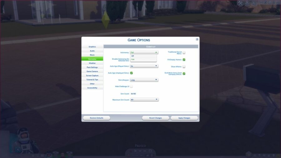 Comment désactiver l'autonomie dans Les Sims 4 2 Comment desactiver lautonomie dans Les Sims 4