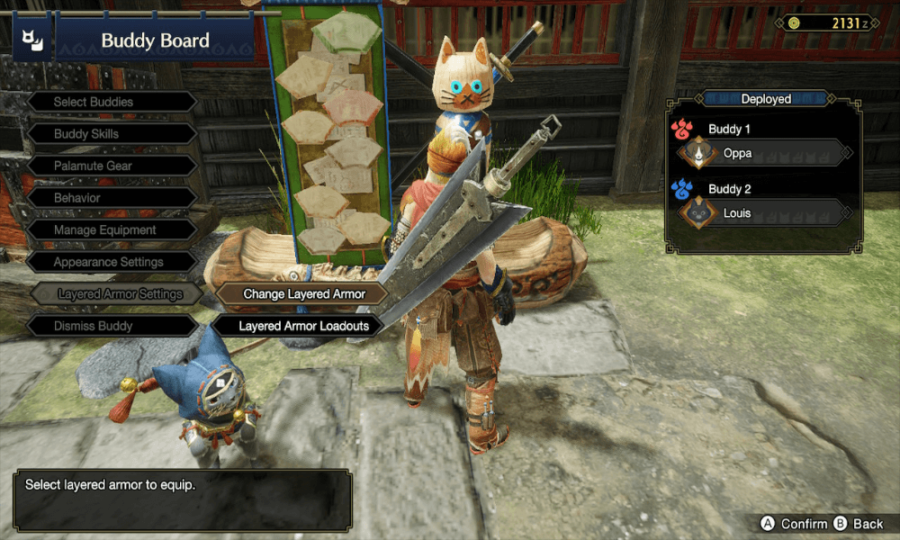 Comment équiper l'armure en couches dans Monster Hunter Rise 2 Comment equiper larmure en couches dans Monster Hunter Rise