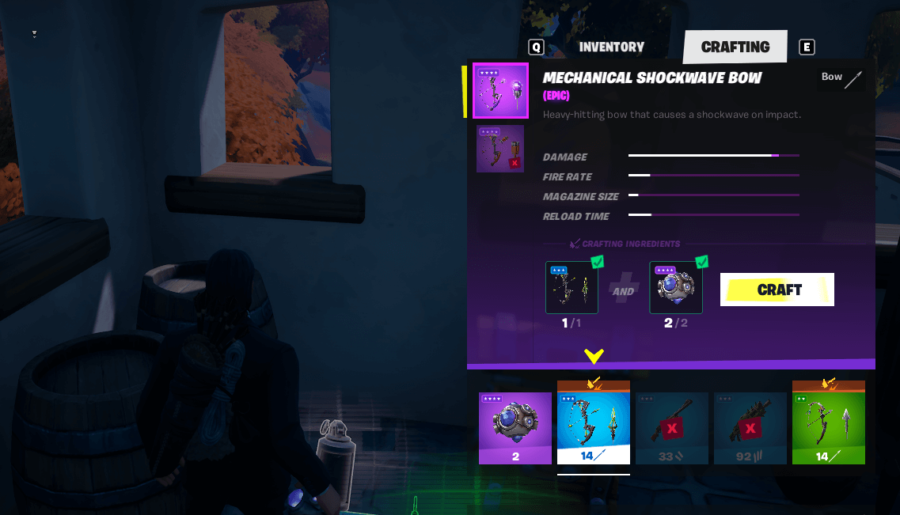 Comment fabriquer un arc mécanique à ondes de choc dans Fortnite Chapter 2 Season 6 2 Comment fabriquer un arc mécanique à ondes de choc dans Fortnite.