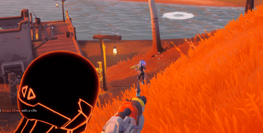 Comment obtenir les bottes de saut Mythic Spire dans Fortnite Chapter 2 Season 6 2 Un personnage regardant un Spire Guarding.