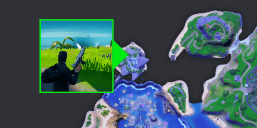Comment trouver l'anomalie détectée à Shark Island Fortnite Chapter 2 Season 6 Quests Epic 2 L'emplacement de Butterfly Jonesy sur Shark Island.