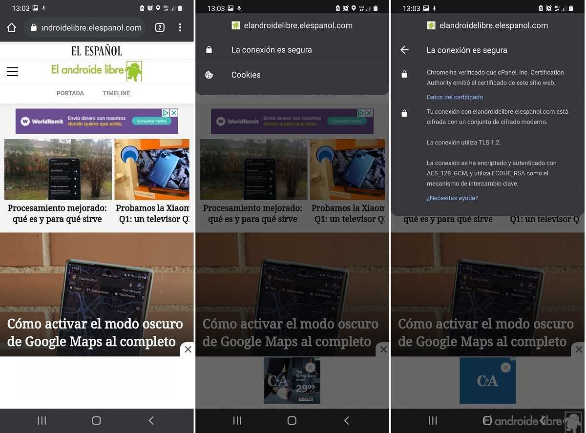 Google Chrome lance sa version 89 sur Android: voici l'actualité 2 Google Chrome 89 nouveaux coins