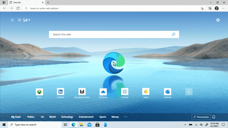 Microsoft Edge 89 arrive avec des onglets verticaux et des améliorations des temps de démarrage 2 Historique de Microsoft Edge