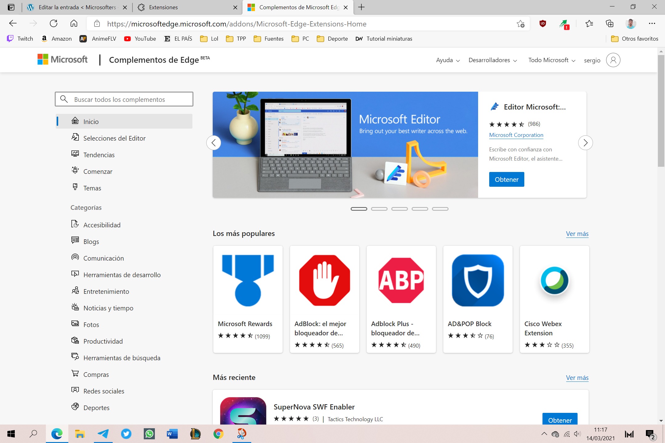 Sept raisons d'oublier Google Chrome et de passer à Microsoft Edge 2 Magasin d'extensions Microsoft Edge