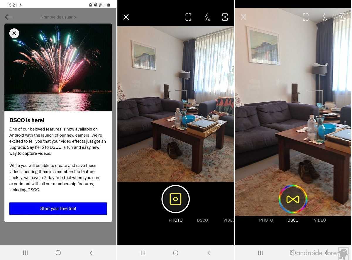 VSCO présente DSCO sur Android: vous pouvez désormais créer des vidéos en boucle 2 Vidéos en boucle VSCO DSCO