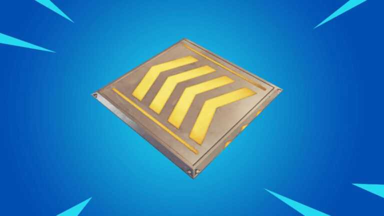 Comment activer le mode Performance dans Fortnite 13 A Boost Pad on a Fortnite Background.