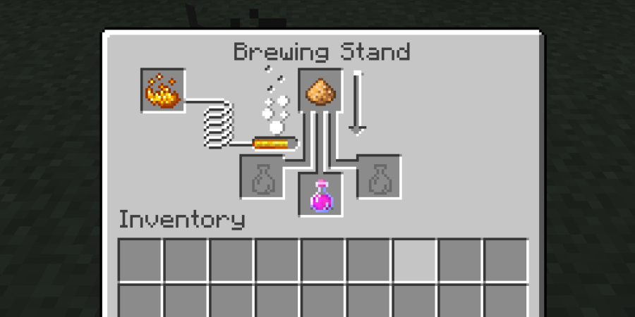 Guide de brassage et de potions Minecraft | Toutes les recettes de potions Minecraft 7 Brassage avec Glowstone dans Minecraft.