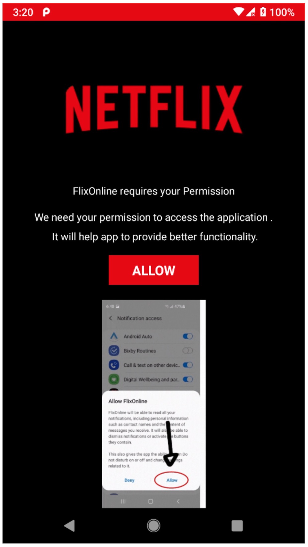 Personne ne vous donnera Netflix gratuitement: méfiez-vous de ce malware sur Android 3 1617821286 191 Personne ne vous donnera Netflix gratuitement mefiez vous de ce malware