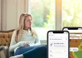 Airthings: les moniteurs d'air ambiant affichent également le nombre de pollen