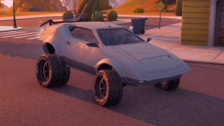 Comment modifier des véhicules dans Fortnite 1 An off-road whiplash in Fortnite.