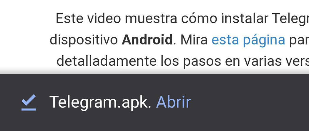 Telegram souhaite que vous mettiez à jour l'application sans utiliser le Google Play Store 2 Télégramme APK