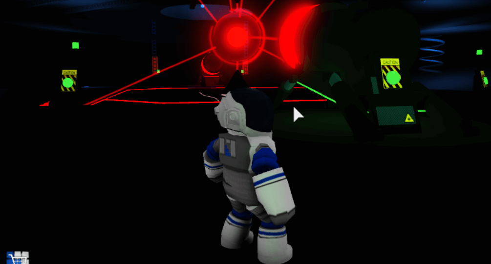 Comment obtenir la chute de caisse d'AJ Striker dans Pinewood Computer Core »wiki utile Champions du métaverse Roblox 7 Allumer les lasers.