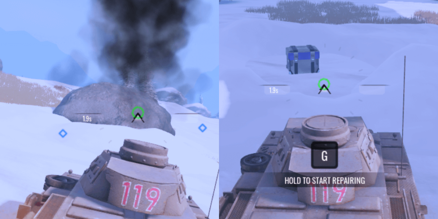 Comment obtenir la chute de caisse d'AJ Striker dans Tank Warfare | Champions du métaverse Roblox 3 Briser un météore dans Tank WArfare.