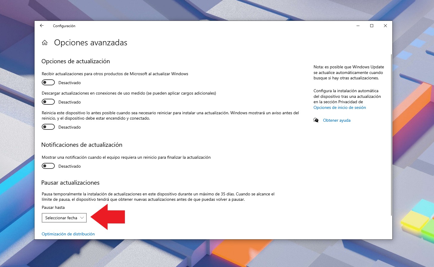 Comment désinstaller la mise à jour KB5001330 de Windows 10 4 Suspendre les mises à jour dans Windows 10
