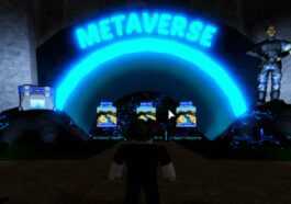 The Metaverse area in Cube Defense.