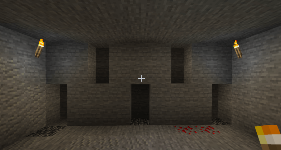 Comment décaper la mine dans Minecraft 3 Une mine de bande minecraft de base.