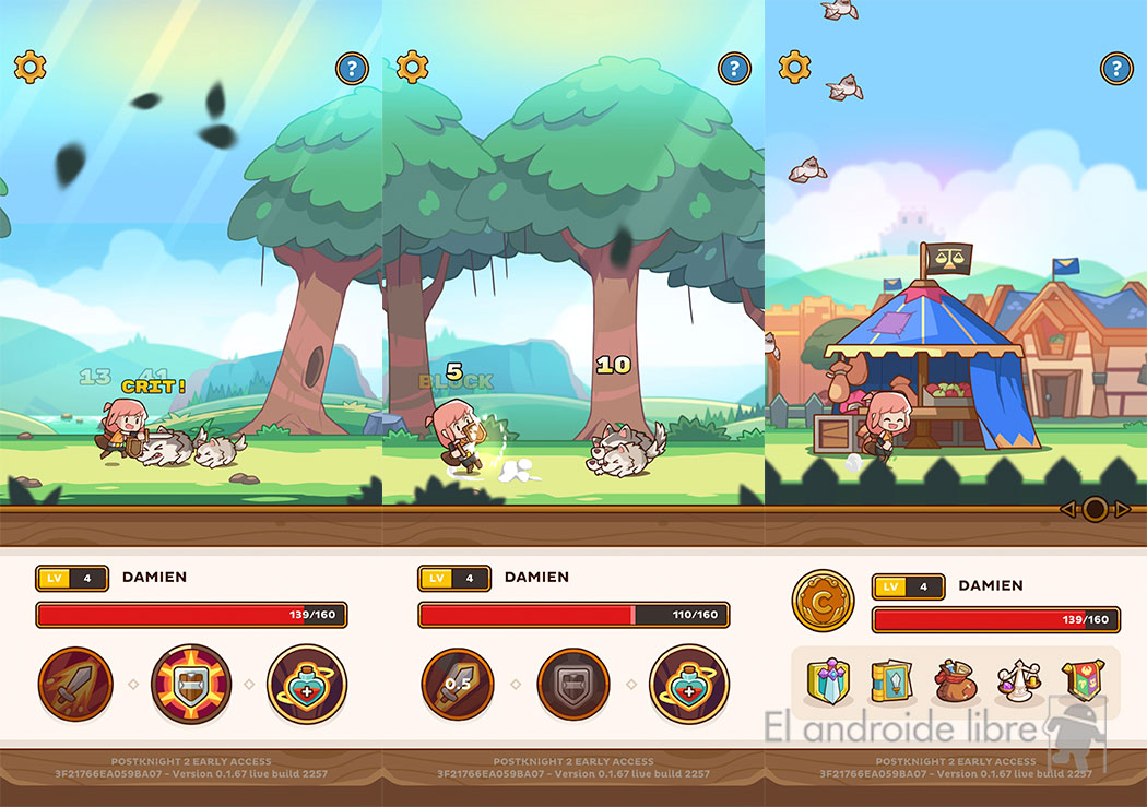 Loups dans Postknight 2 Loups dans Postknight 2
