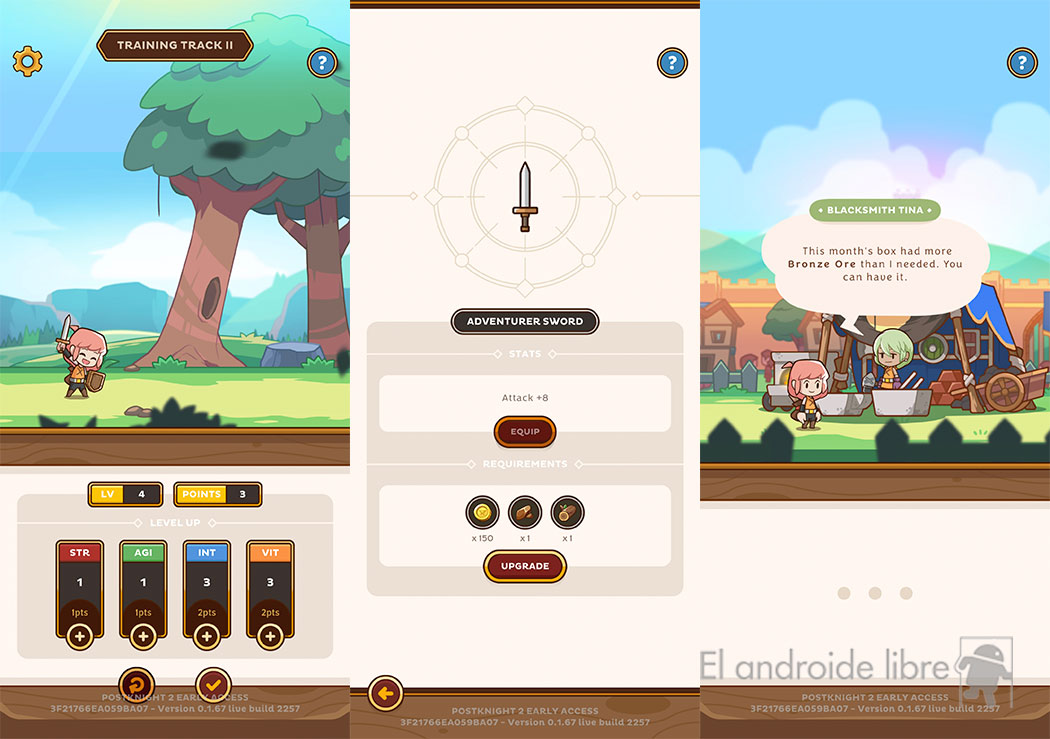 Inventaire dans Postknight 2 Inventaire dans Postknight 2