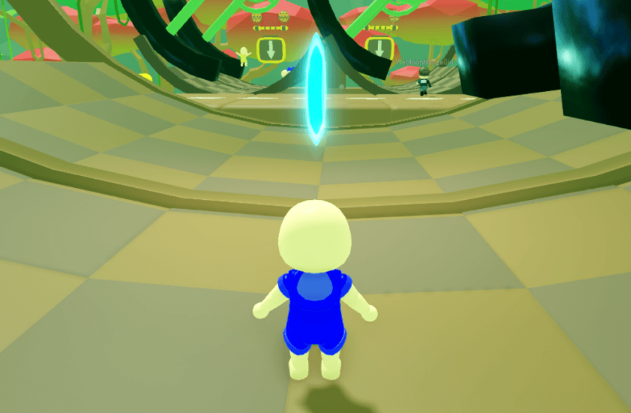 Comment obtenir Crate Drop d'AJ Striker dans DropBlox | Champions du métaverse Roblox 3 Un fragment dans DropBlox.