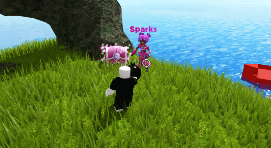 Comment obtenir le paquet secret de Sparks Kilowatt dans Pilfering Pirates »wiki utile Champions du métaverse Roblox 3 Parler à Sparks en pillant des pirates.