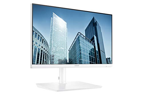 Meilleurs moniteurs pour le bureau (travail à domicile) pour 2021 3 Moniteur de bureau Samsung Business SH850 Series 24 pouces QHD 2560x1440 pour les entreprises (en blanc) avec USB-C, HDMI, DisplayPort, garantie de 3 ans, TAA (S24H851QFN)