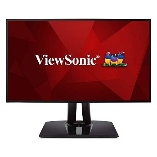 Meilleurs moniteurs pour le bureau (travail à domicile) pour 2021 4 ViewSonic VP2768-4K PRO Moniteur 4K professionnel 27 pouces avec 100% sRGB Rec709 Étalonnage des couleurs 3D LUT 14 bits pour la photographie et la conception graphique, noir