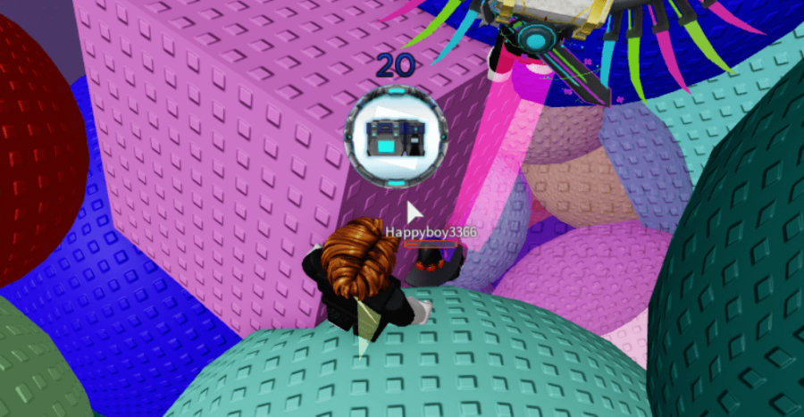 Comment obtenir la chute de caisse d'AJ Striker en balles | Champions du métaverse Roblox 3 Une caisse DRop en boules.